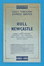 Coach timetable east for sale  BIRMINGHAM