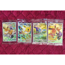 Usado, Pokemon TCG Chinese Blue's Jolteon Flareon Vaporeon Eevee CHR 4 cartas seladas comprar usado  Enviando para Brazil