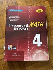 Lineamenti.math rosso matemati usato  Milano