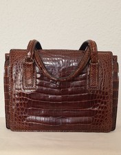 Vintage kroko echtleder gebraucht kaufen  Berlin