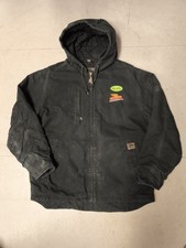 Usado, Jaqueta de trabalho DeKalb Dri Duck lona impermeável com capuz masculina GG preta comprar usado  Enviando para Brazil