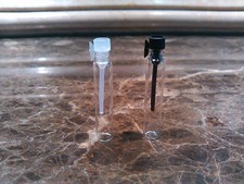 Usado, 50 frascos de amostra de perfume de vidro pequeno vazio novo 1ml 2ml 3ml tampa preto/branco comprar usado  Enviando para Brazil