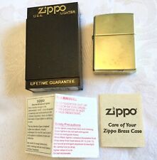 Brass zippo lighter for sale  HAMILTON