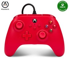 Używany, PowerA Xbox One X | S Xbox Series X | S Windows 10 11 Pad czerwony na sprzedaż  PL