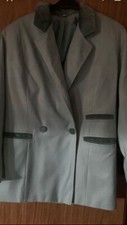 Doppelreihiger blazer samtkrag gebraucht kaufen  Waibstadt