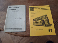 London tram booklets for sale  LONDON