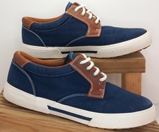 Clarks blue canvas for sale  HAILSHAM