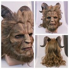 Máscara Cosplay A Bela e a Fera Máscara Príncipe Máscara Terror Fera Máscara Peruca Longa Adereços comprar usado  Enviando para Brazil