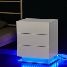 High gloss bedside for sale  UK