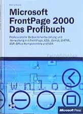 Microsoft frontpage 2000 gebraucht kaufen  Berlin