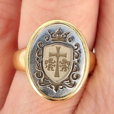 Antiker siegelring löwe gebraucht kaufen  Celle