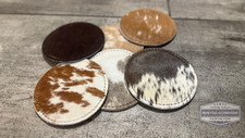 Cowhide coasters drinks for sale  Miami