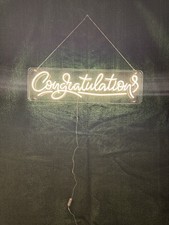 Congratulations neon style for sale  USA