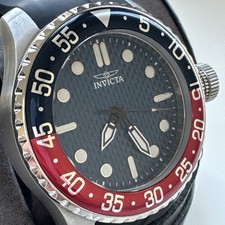 Invicta 50mm Pro Diver relógio masculino mostrador azul fibra de carbono pulseira de silicone 35658 comprar usado  Enviando para Brazil