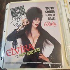 Autographed elvira party for sale  Applegate
