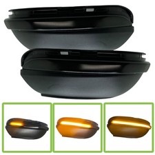 Par de indicadores dinâmicos de espelho de asa LED fumê preto para VW Scirocco 2008-17, usado comprar usado  Enviando para Brazil