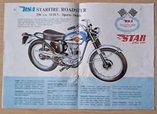 Bsa starfire roadster for sale  EXETER