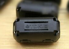 10x TDK preto Φ9mm 9mm clip-on RFI EMI cabo de ferrite filtro de ruído para TV de áudio, usado comprar usado  Enviando para Brazil