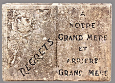 Plaque funéraire marbre d'occasion  Montélimar