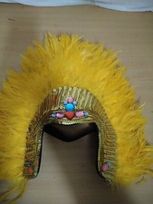 Yellow feather sequin for sale  GOSPORT