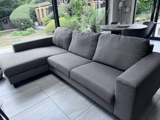 Grey fabric left for sale  RICKMANSWORTH