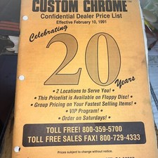 1991 custom chrome for sale  Rome
