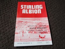 Stirling albion alloa for sale  UK