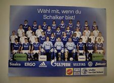 Schalke riginal mannschaftskar gebraucht kaufen  Gelsenkirchen