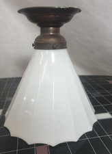 Deckenlampe antik glas gebraucht kaufen  Altusried