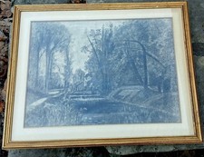 Tableau dessin original d'occasion  Bardos