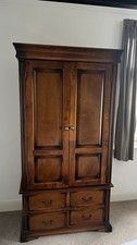 Dark mahogany wardrobe for sale  KINGSTON UPON THAMES
