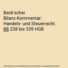 Beck scher bilanz gebraucht kaufen  Trebbin