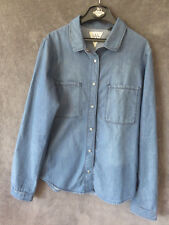 Chemise bleu jean d'occasion  Ceyzériat