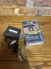 Hampton Bay LED deck/luz de passo acabamento preto metal 1002 669 587 novo aberto comprar usado  Enviando para Brazil