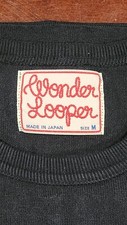 Camiseta Wonder Looper preta 100% algodão gola redonda peso duplo não usada (M) comprar usado  Enviando para Brazil