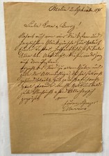 Usado, Antiga carta manuscrita em alemão. 3 remetentes diferentes. Berlim. 1895. comprar usado  Brasil 