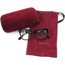 Armações de óculos de acetato Gucci GG1173O 002 Havana com ferragens em tom dourado comprar usado  Enviando para Brazil