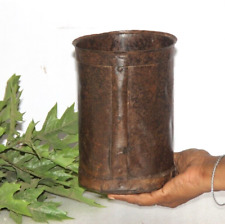 Ferro Antico Grano Misurazione Pentola Mana Originale Vecchia Mano Intagliato - comprar usado  Enviando para Brazil