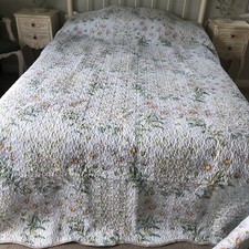 Quilted bedspread yellow for sale  ULVERSTON