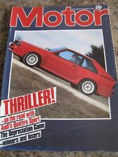 Motor magazine nov for sale  BRISTOL