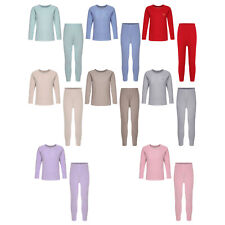 Conjunto de roupa íntima térmica infantil longa inverno Johns camada base camisa com calça AU comprar usado  Enviando para Brazil