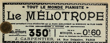 Paris carpentier mélotrope d'occasion  Les Bordes