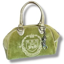 Antiga bolsa de boliche verde alta costura suculenta Y2K bolsa de alça superior chaveiro prata, usado comprar usado  Enviando para Brazil