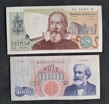 Banconote 1000 verdi usato  Pinerolo