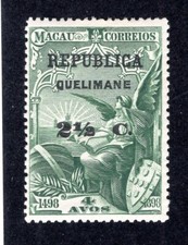 Quelimane 1913 2 1/2c on 4a Vasco da Gama, Scott 4 MH, valor = $3.00, usado comprar usado  Enviando para Brazil
