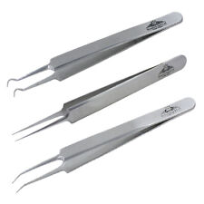 Eyelash tweezers angled for sale  SOUTHALL