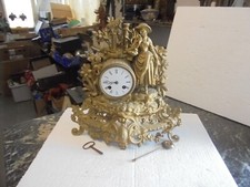 Pendule regule dorer d'occasion  Bayeux