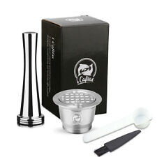 Cápsulas de café reutilizáveis de metal aço inoxidável cápsulas para máquina Nespresso Reino Unido comprar usado  Enviando para Brazil