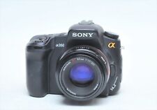 Usado, Câmera DSLR Sony Alpha a350 14.2MP com kit de lentes Minolta 50mm F1.7 AF comprar usado  Enviando para Brazil