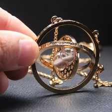 Colar Harry Potter Time Turner Hermione pingente de ampulheta presente Halloween EUA comprar usado  Enviando para Brazil